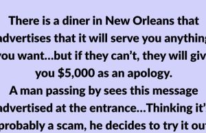 There is a diner in New Orleans